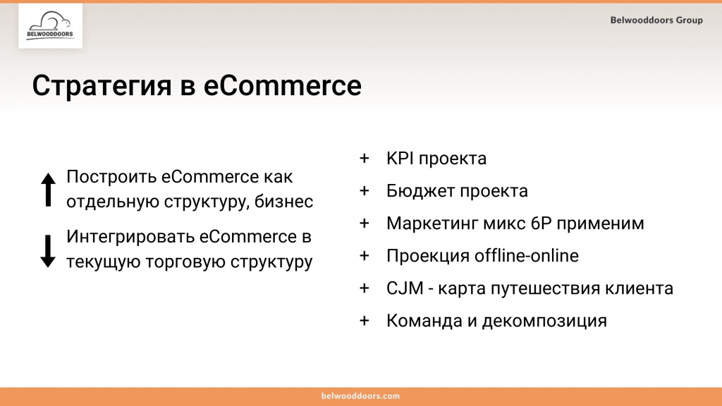 Стратегия в ecom